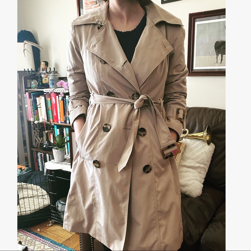 London Fog Classic Double Breasted Trench Coat